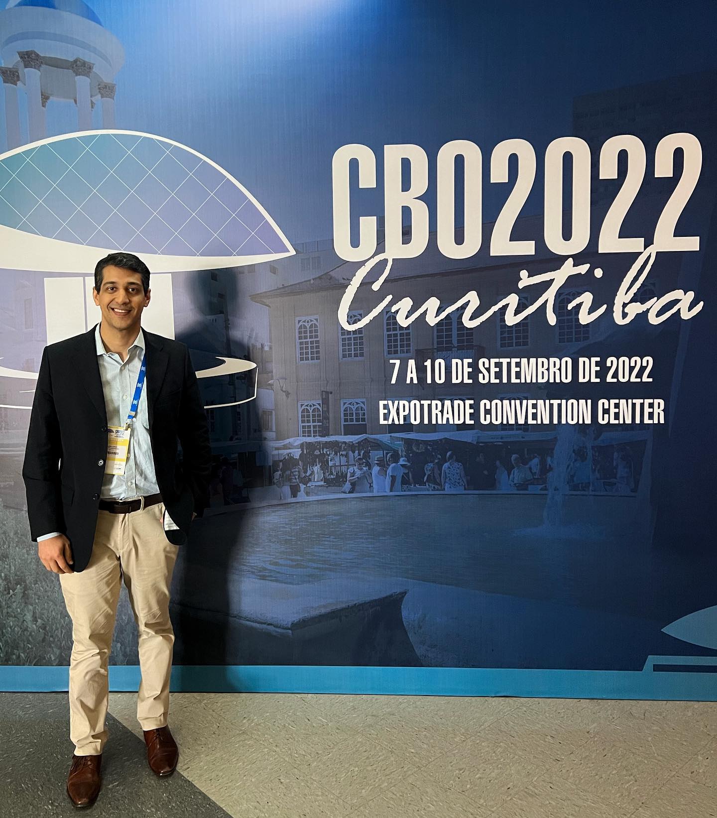 Participação no Congresso Brasileiro de Oftalmologia em Curitiba.