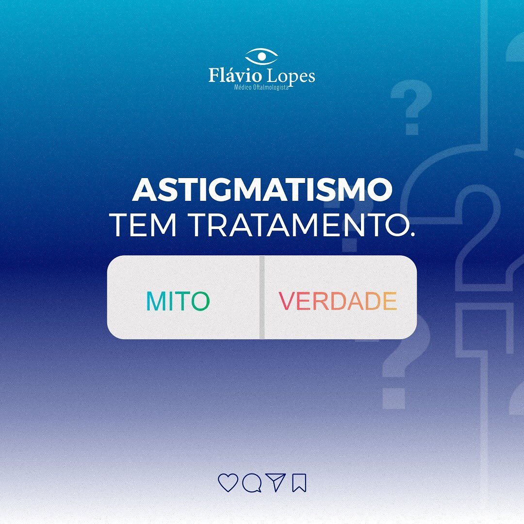   Lembre-se que é necessário consultar um oftalmologista para uma avaliação do seu caso.