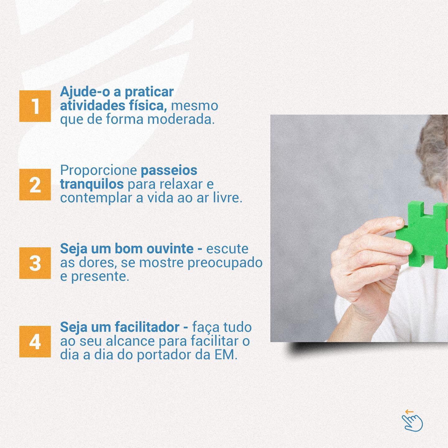 Como você pode ajuda um idoso com esclerose múltipla!