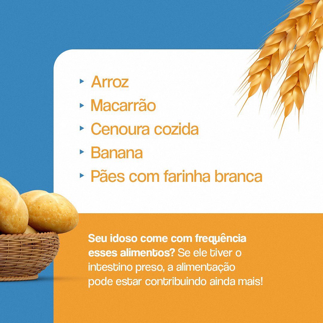 Como anda a dieta  do seu idoso?