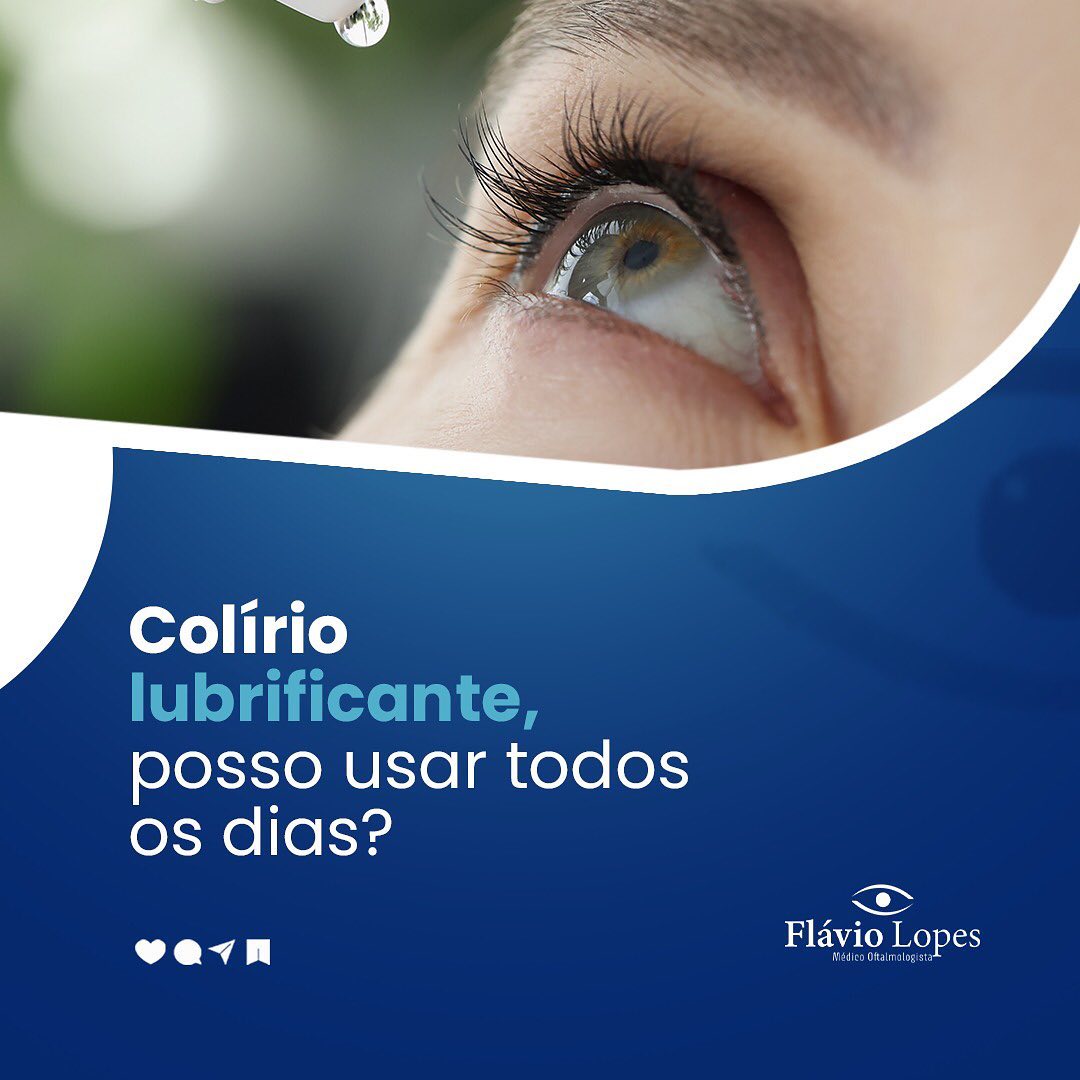 Colírio pode ser usado diariamente?