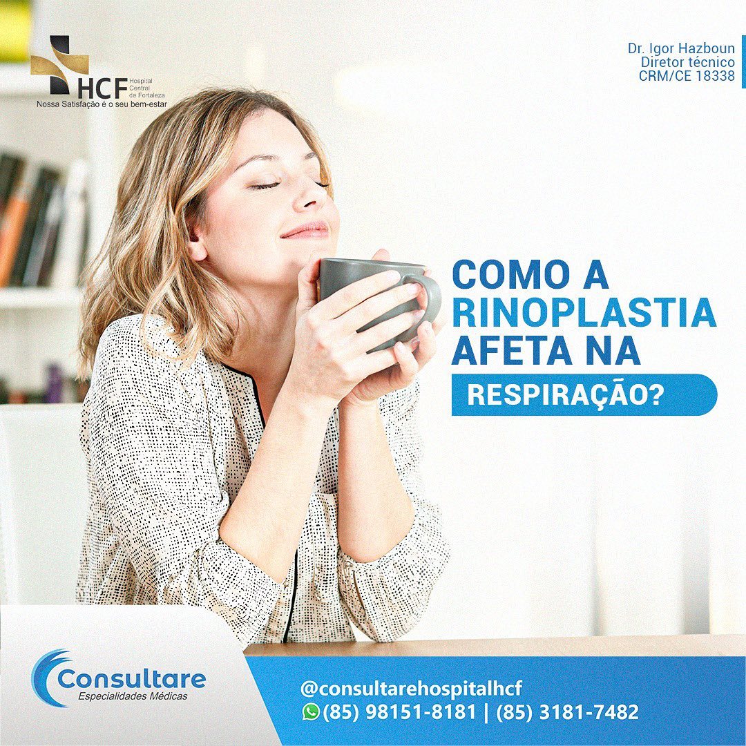 Como a rinoplastia afeta  a respiraçao?