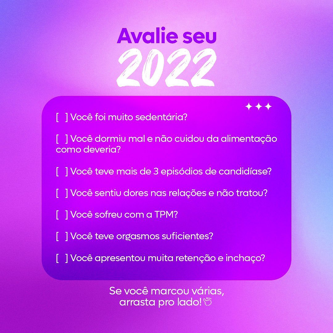 Vamos fazer de 2023 seu ano juntas?!