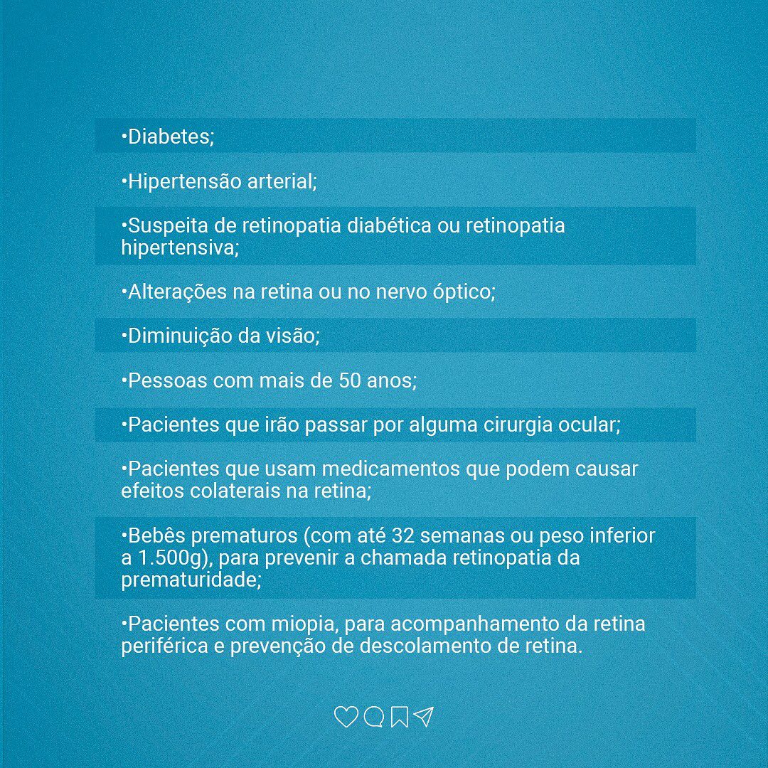 Quando realizar um mapeamento de retina?