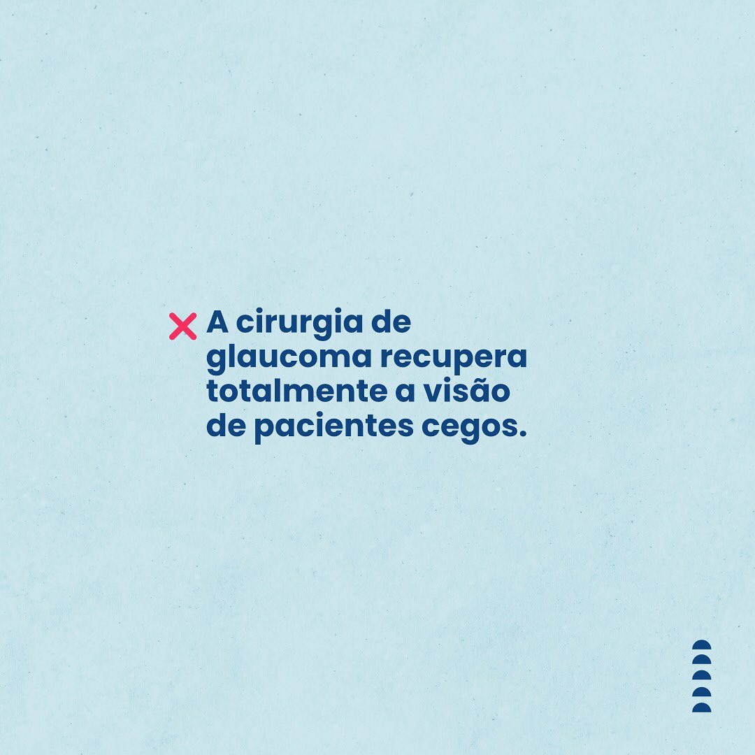 Mitos sobre cirurgia de Glaucoma!