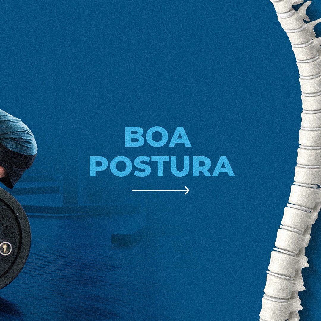 Cuidado com a postura ao praticar exercícios.