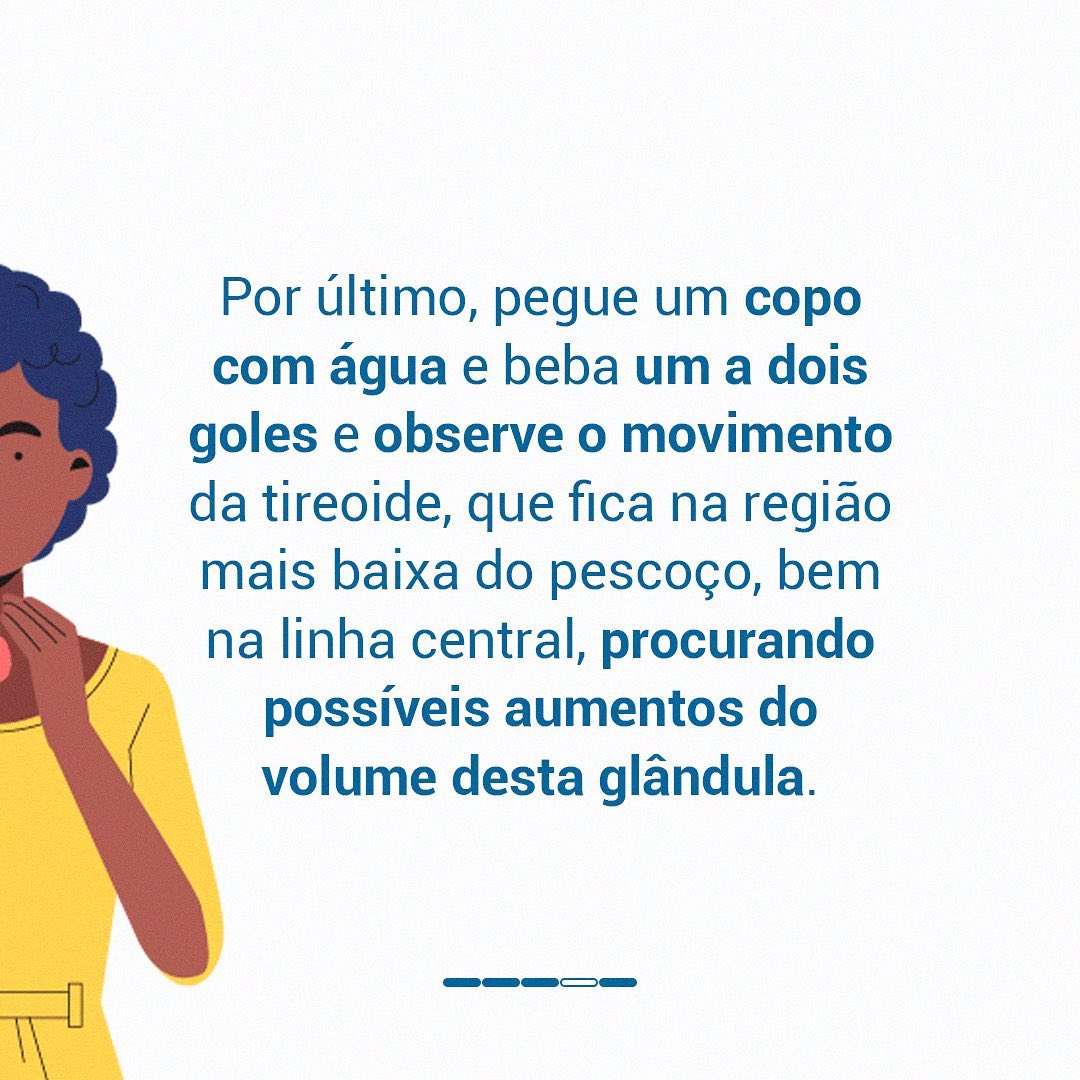 Como realizar o auto exame do pescoço.