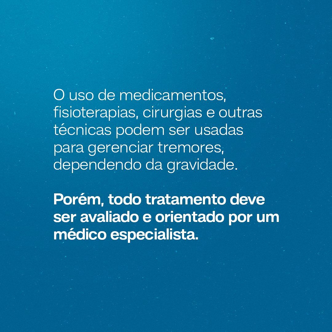 O tremor e as diferenças entre ele e o tremor da doença de PArkinsson