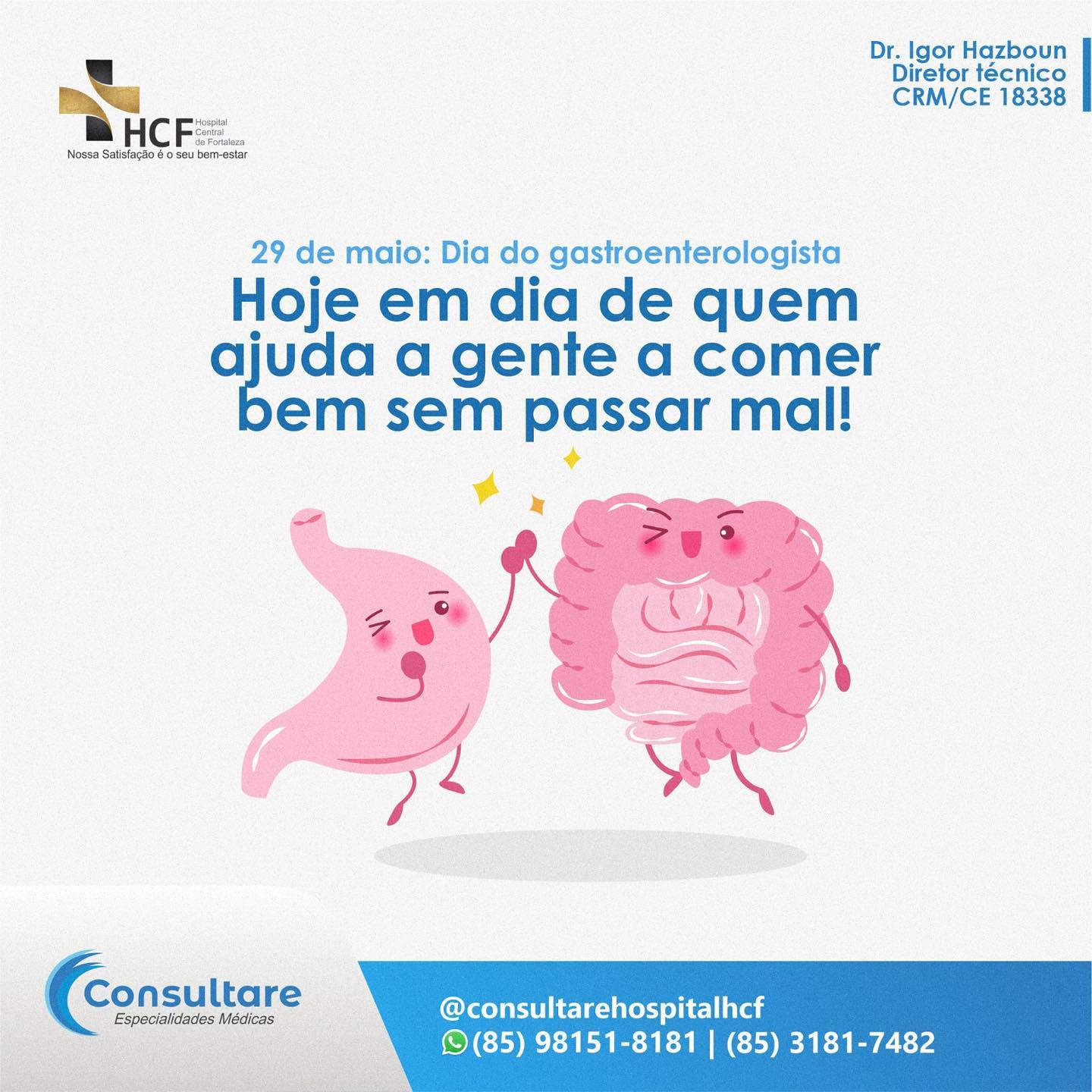 Feliz Dia do Gastroenterologista!
