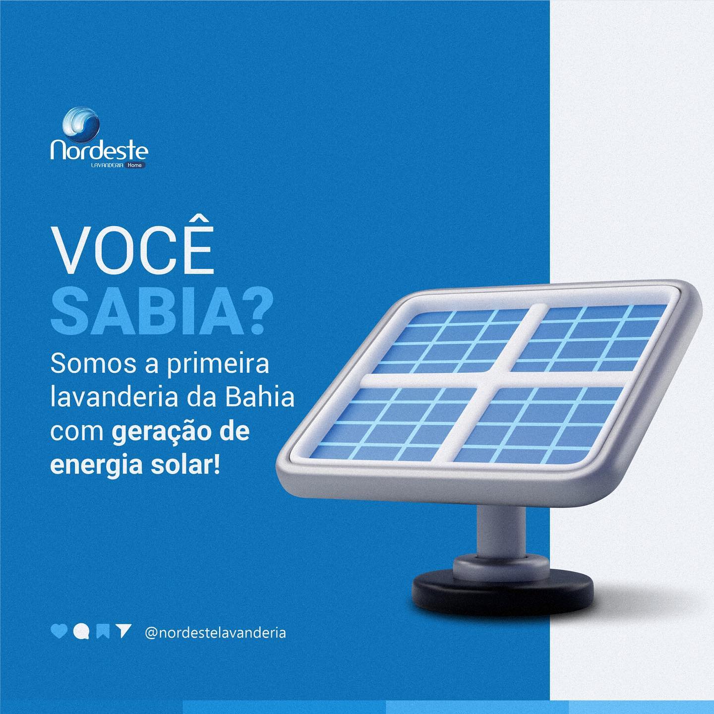 Limpeza sustentável com energia solar.