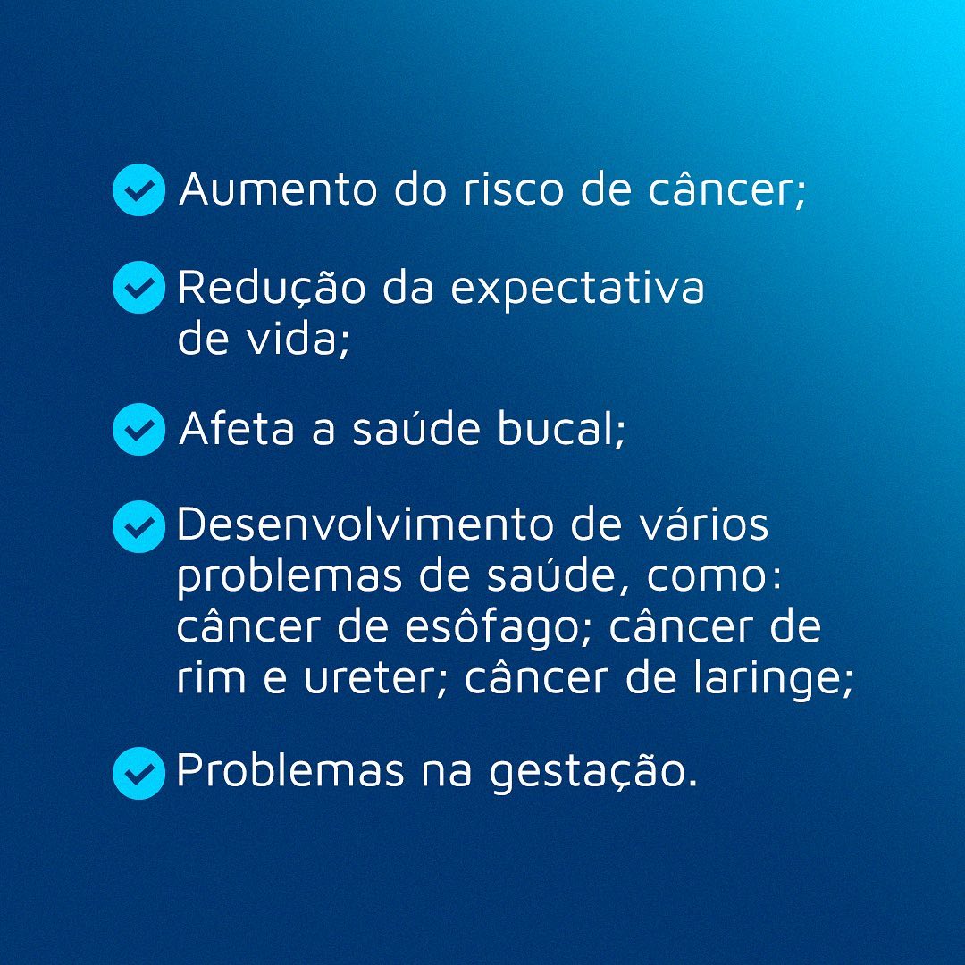 Cinco condições  provocadas pelo tabagismo!