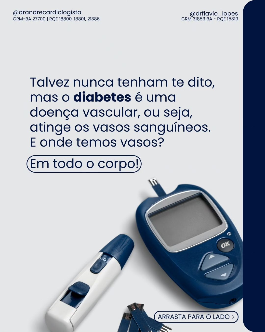 Você sabia que o diabetes pode aumentar o risco para problemas no coração?
