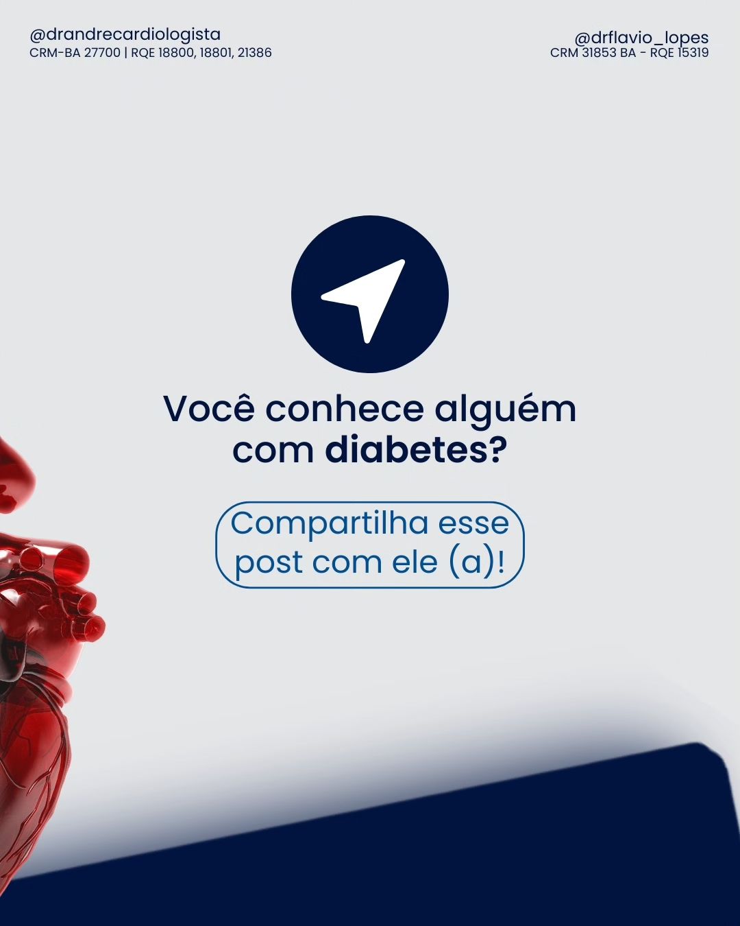Você sabia que o diabetes pode aumentar o risco para problemas no coração?