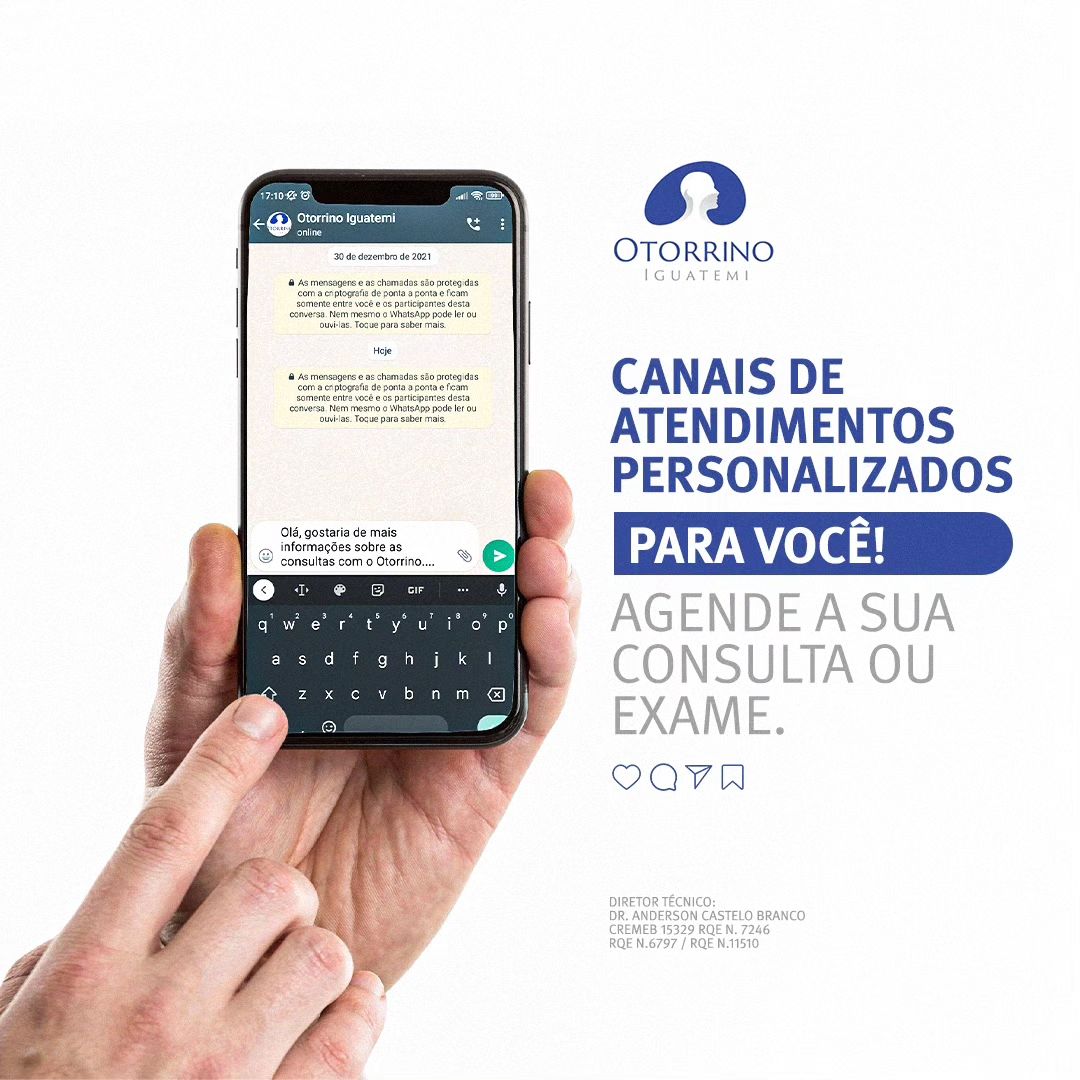 Conte com os nossos profissionais qualificados para cuidar da sua saúde!