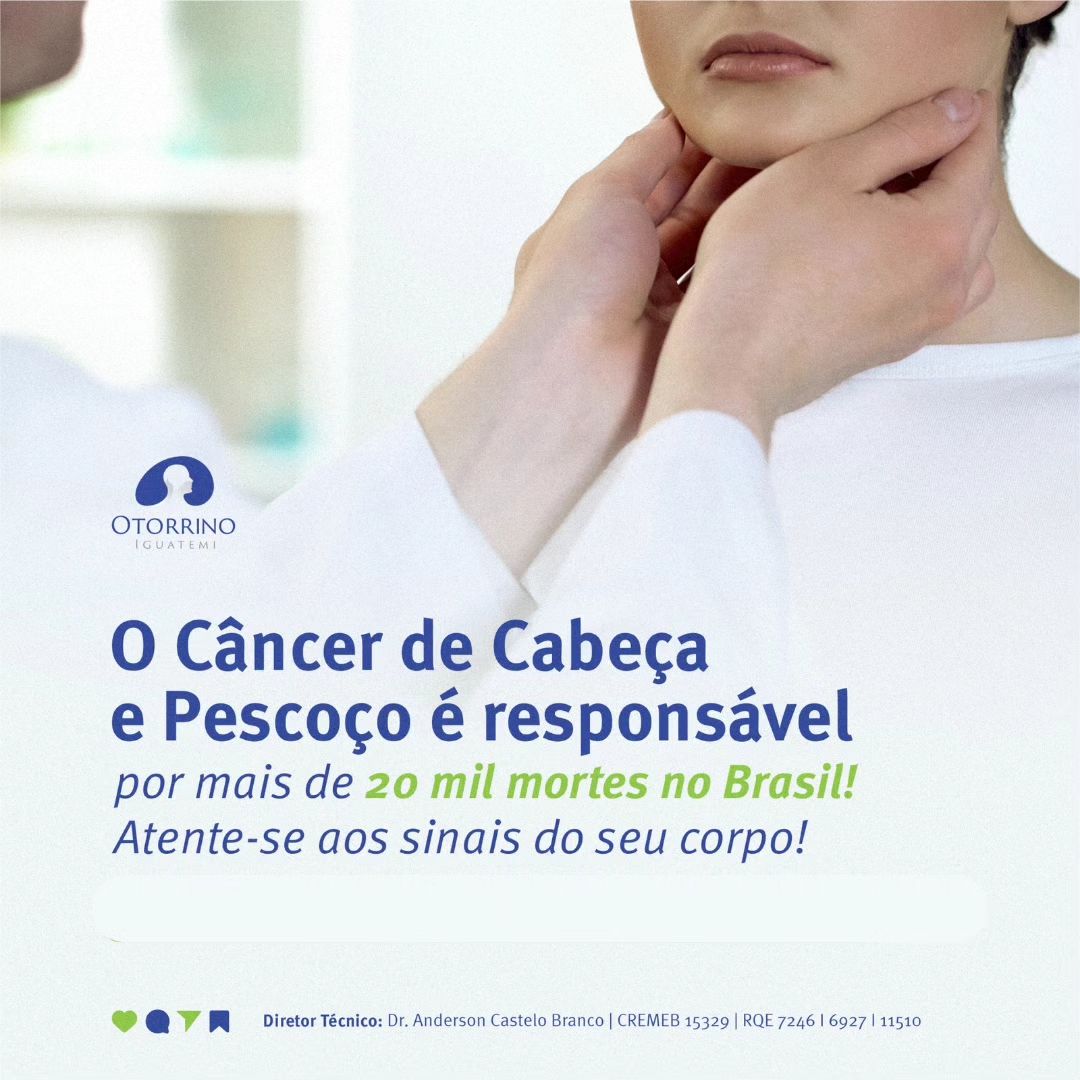 Vamos juntos prevenir e combater o Câncer de Pescoço!