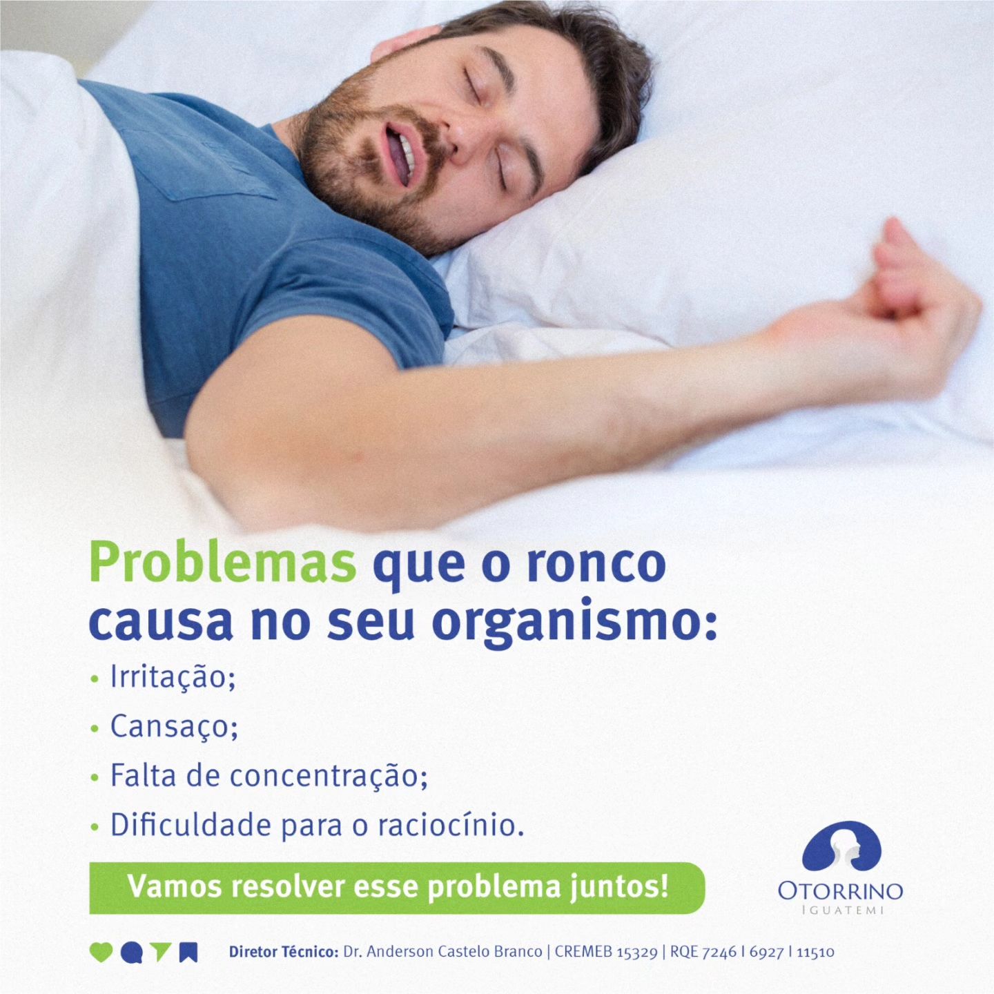 Você tem lidado com o ronco? Como tem afetado a sua vida?