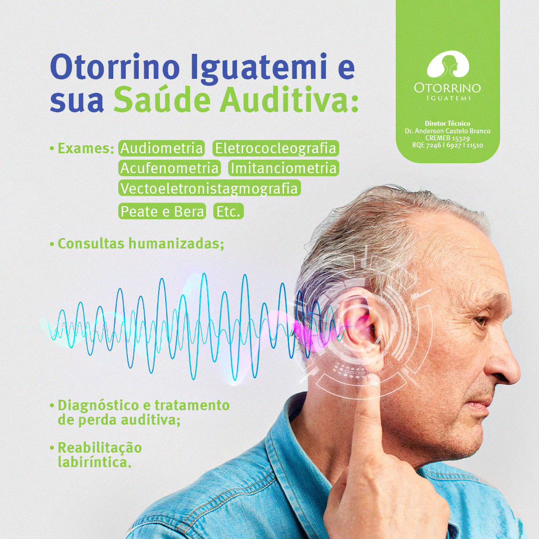 Na Otorrino Iguatemi, sua saúde auditiva é nossa prioridade n° 01!
