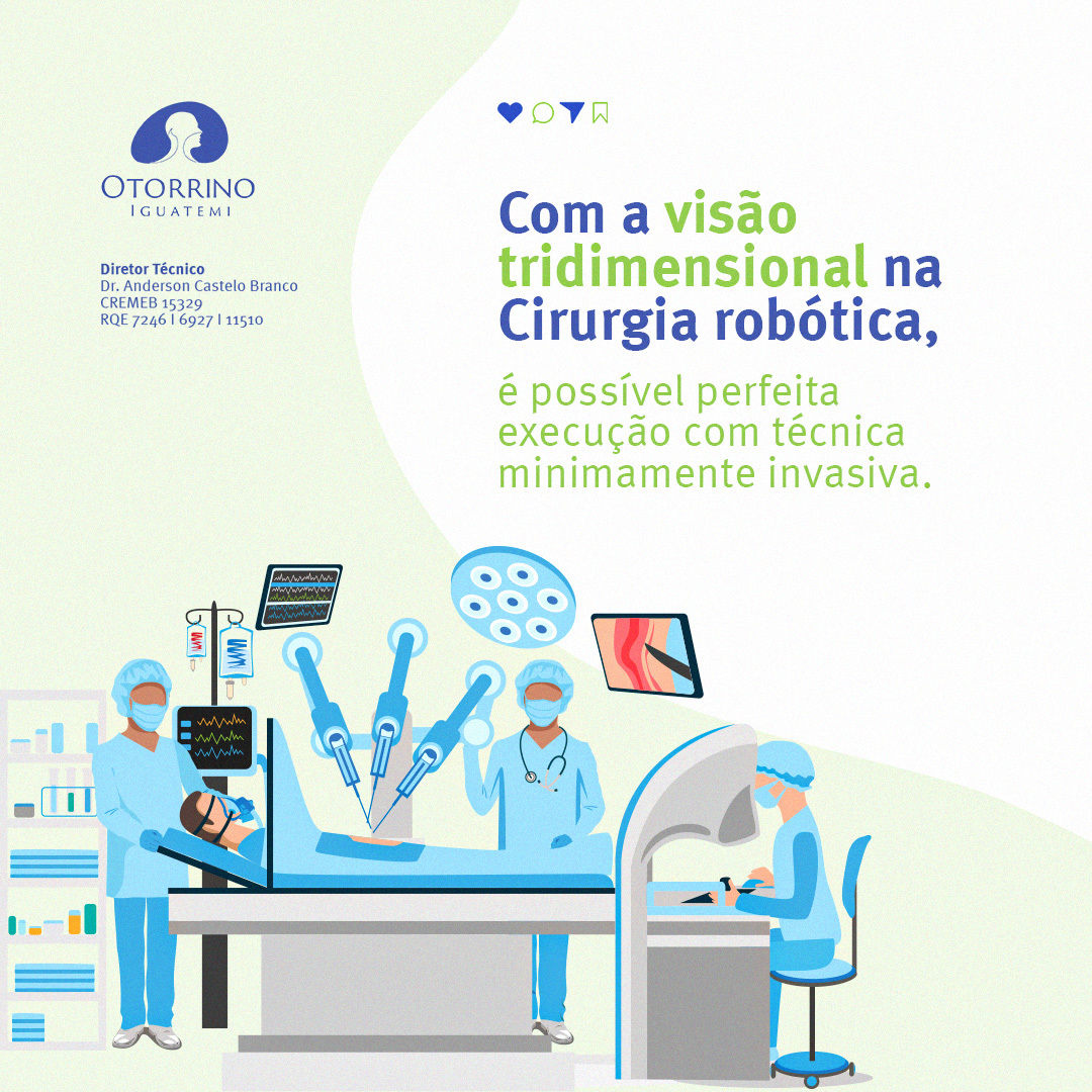 Na Otorrino Iguatemi, você conta com especialistas qualificados em Cirurgia Robótica.