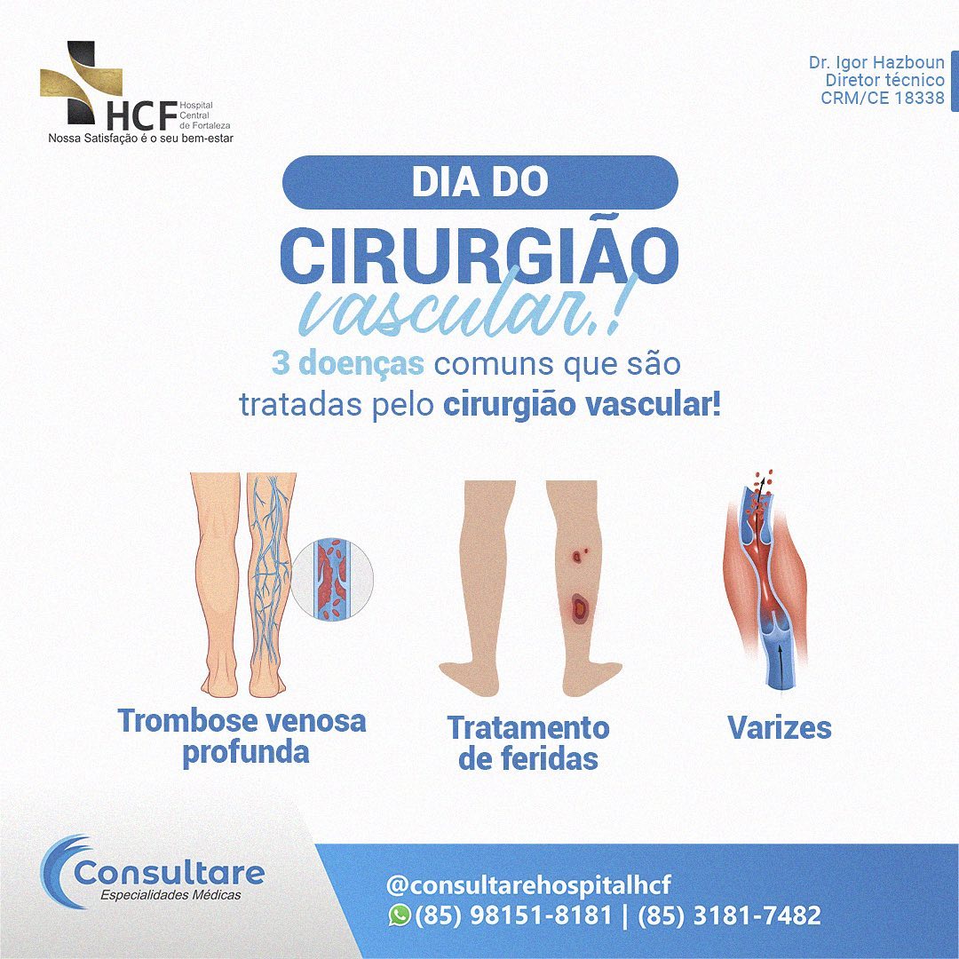 Hoje o nosso parabéns vai para cada cirurgião vascular que tem cuidado com carinho de cada paciente.