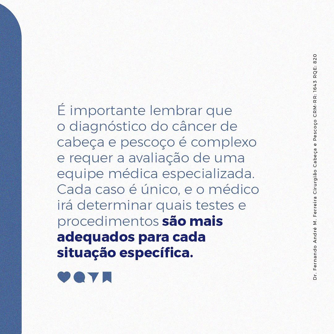 Como funciona o diagnóstico do Câncer de Cabeça e Pescoço?