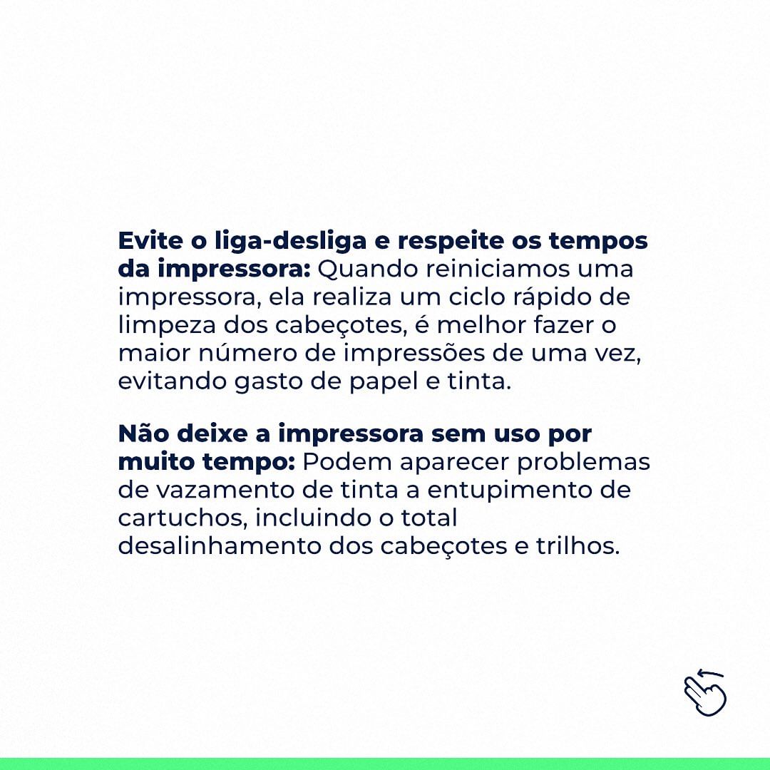 Sua impressora está precisando de manutenção?