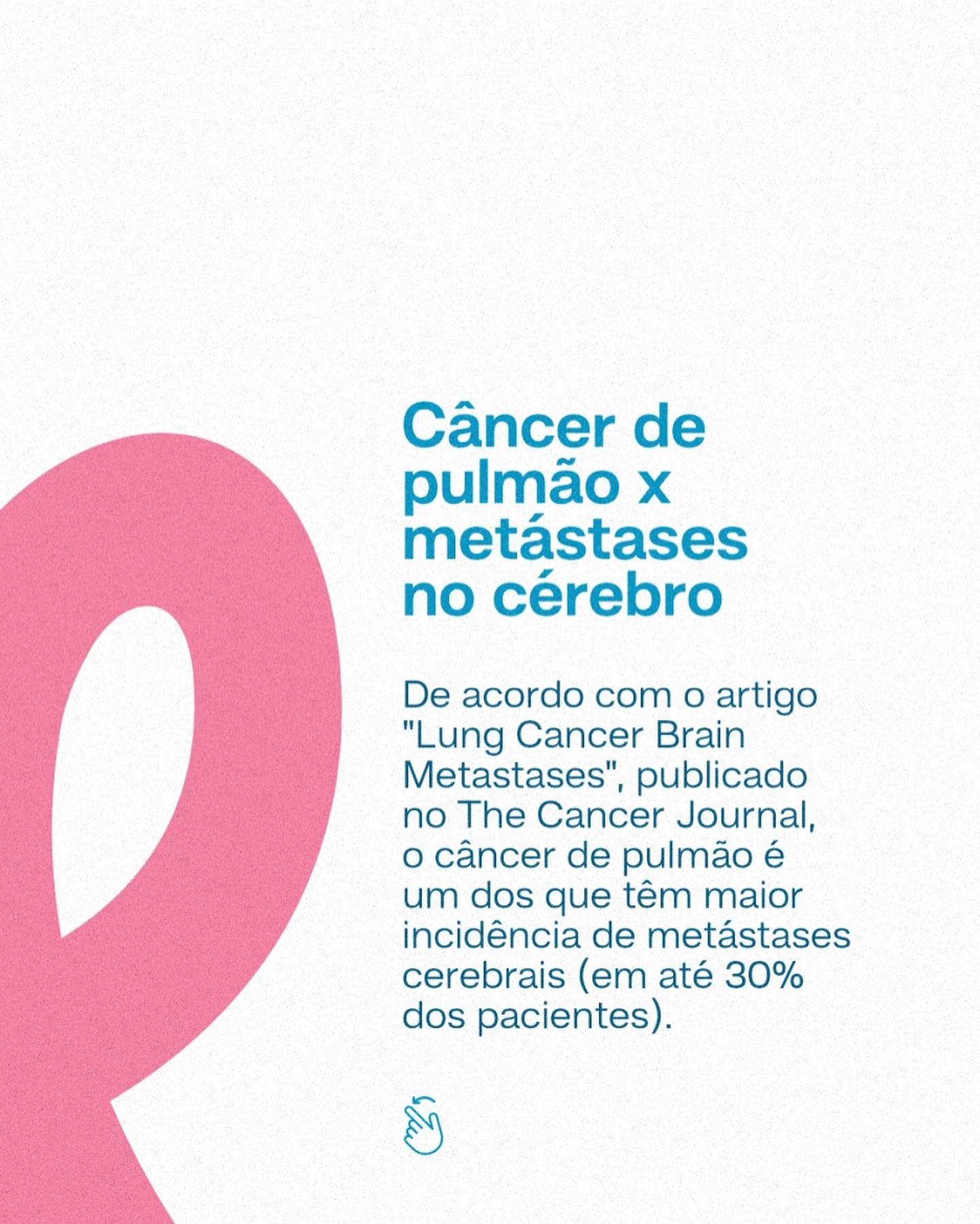 O  diagnóstico de câncer não significa o fim da vida! Cuide-se, previna-se.