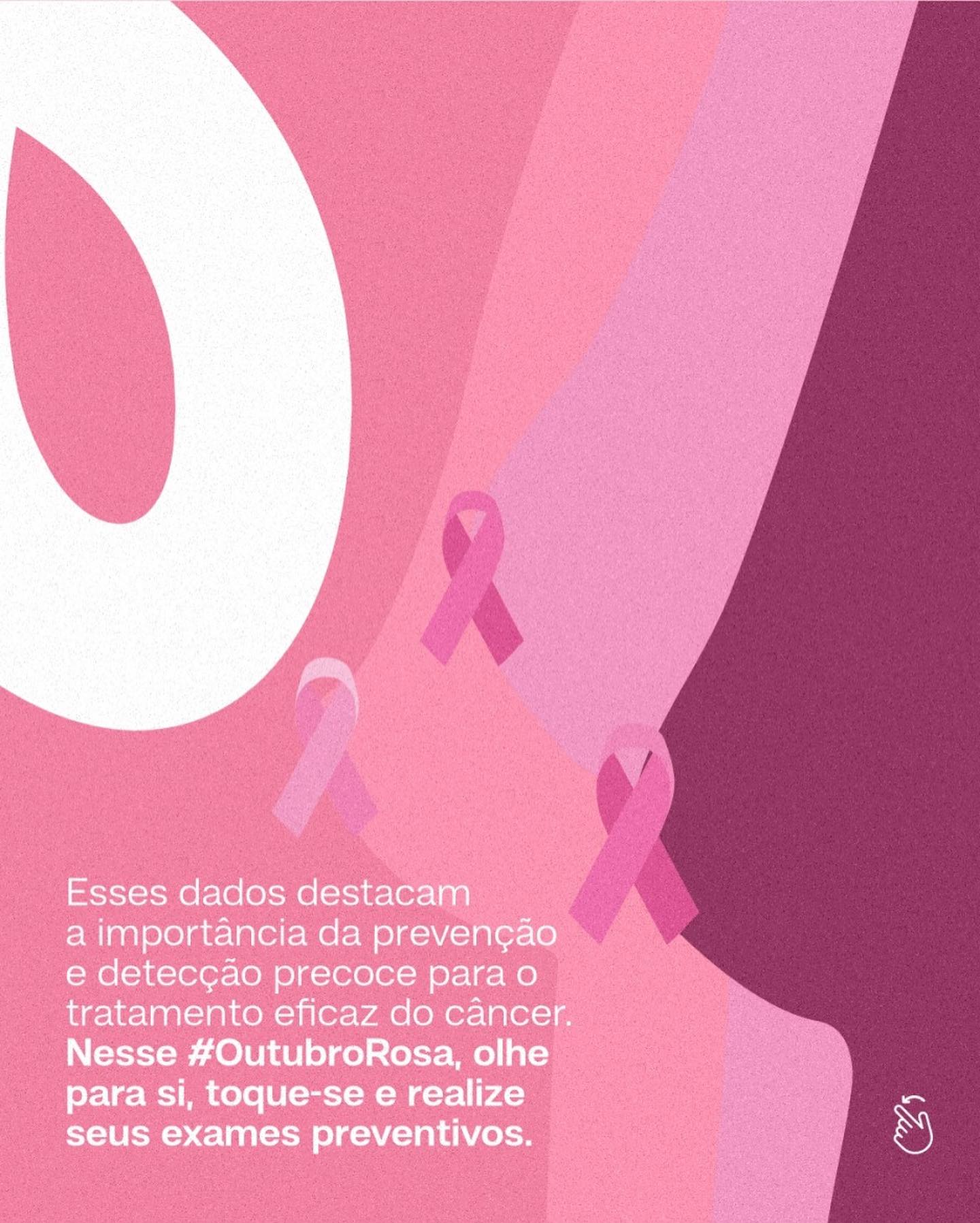 O  diagnóstico de câncer não significa o fim da vida! Cuide-se, previna-se.
