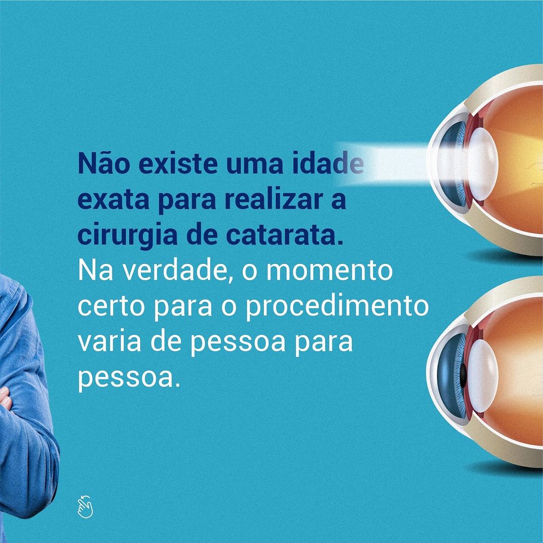 Existe uma idade mínima estabelecida para a cirurgia de catarata?