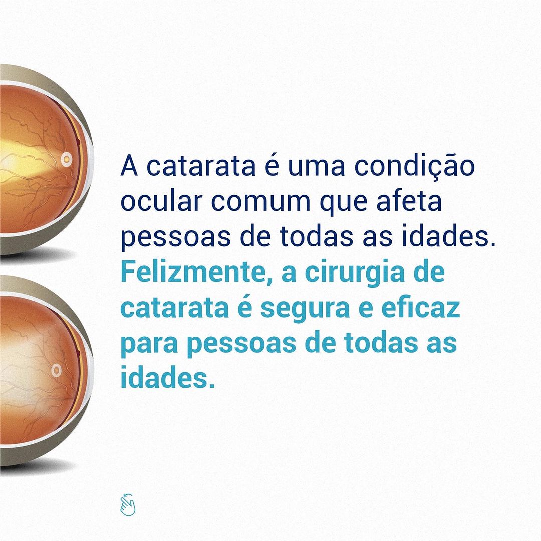 Existe uma idade mínima estabelecida para a cirurgia de catarata?