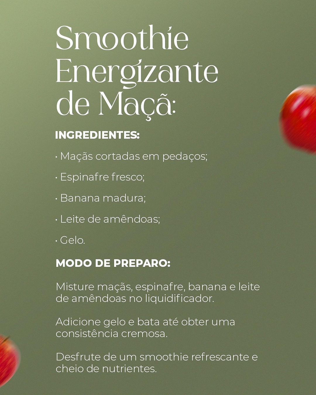 Receitinhas práticas para fazer com Maçã