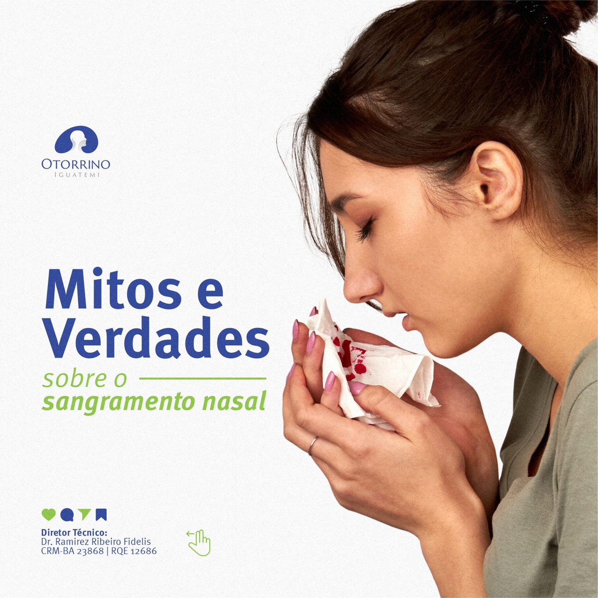 Sangramento nasal mitos e verdades.