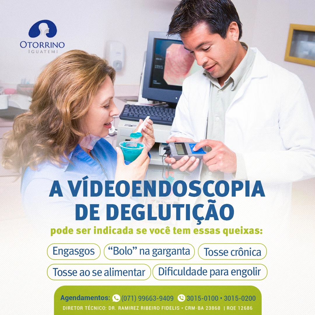 O que é a vídeo endoscopia de deglutição?