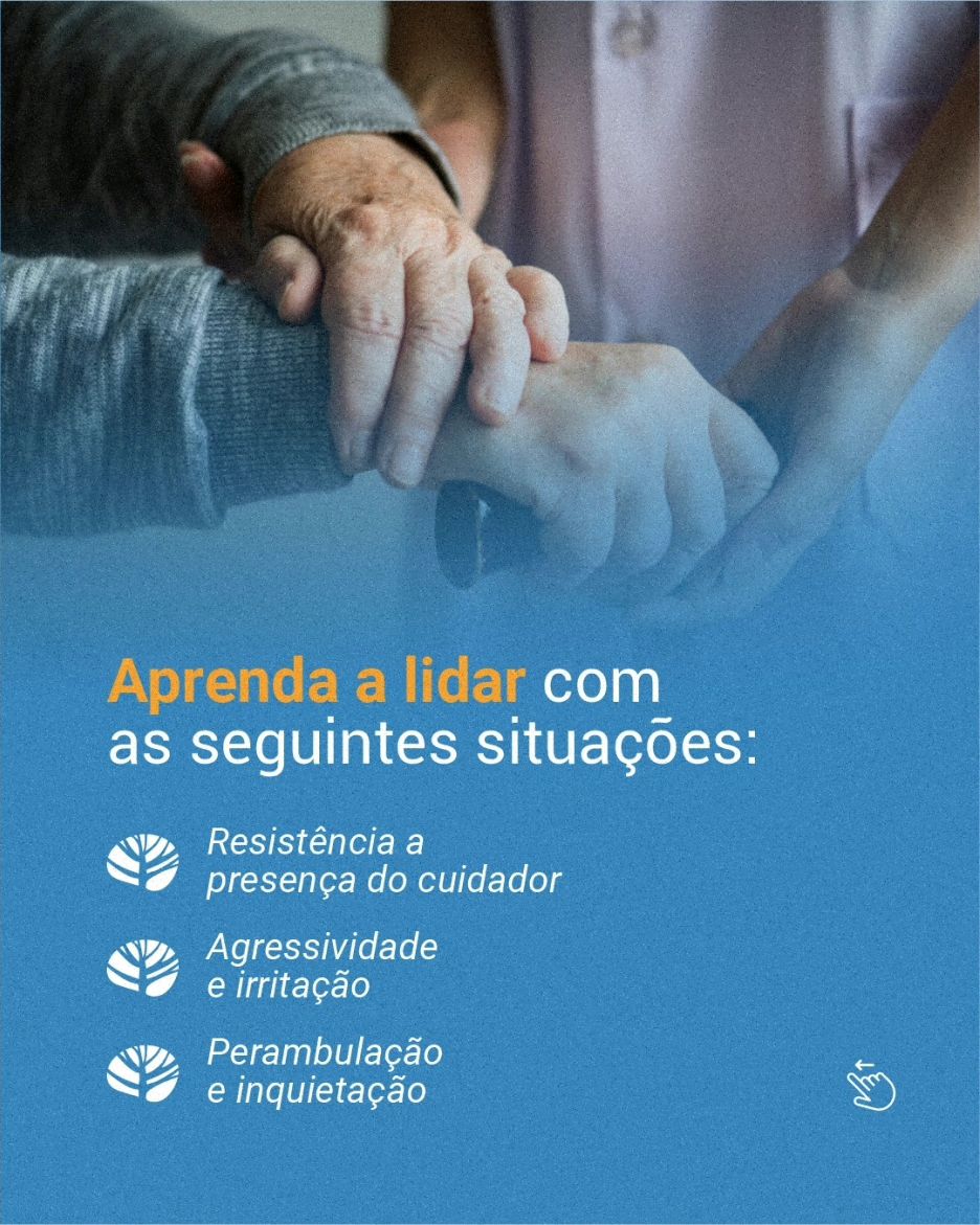 Conheça o curso Comportamento difícil no Alzheimer