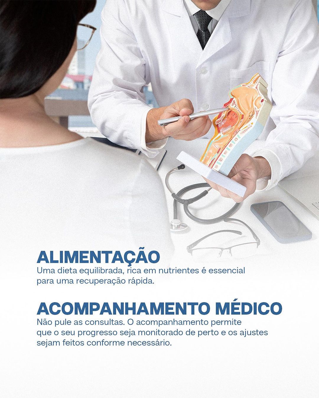 Cuidados pós-operatórios de Cirurgia de Cabeça