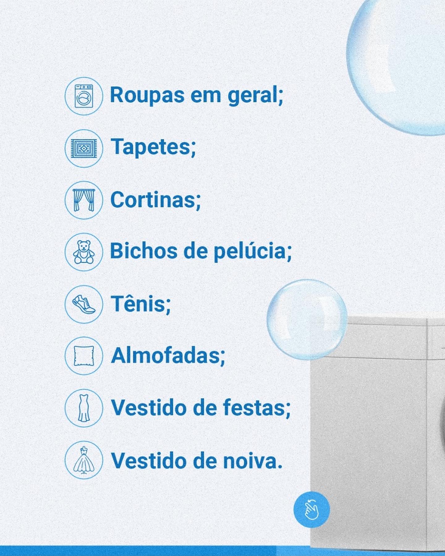 Está sem tempo de lavar suas roupas?