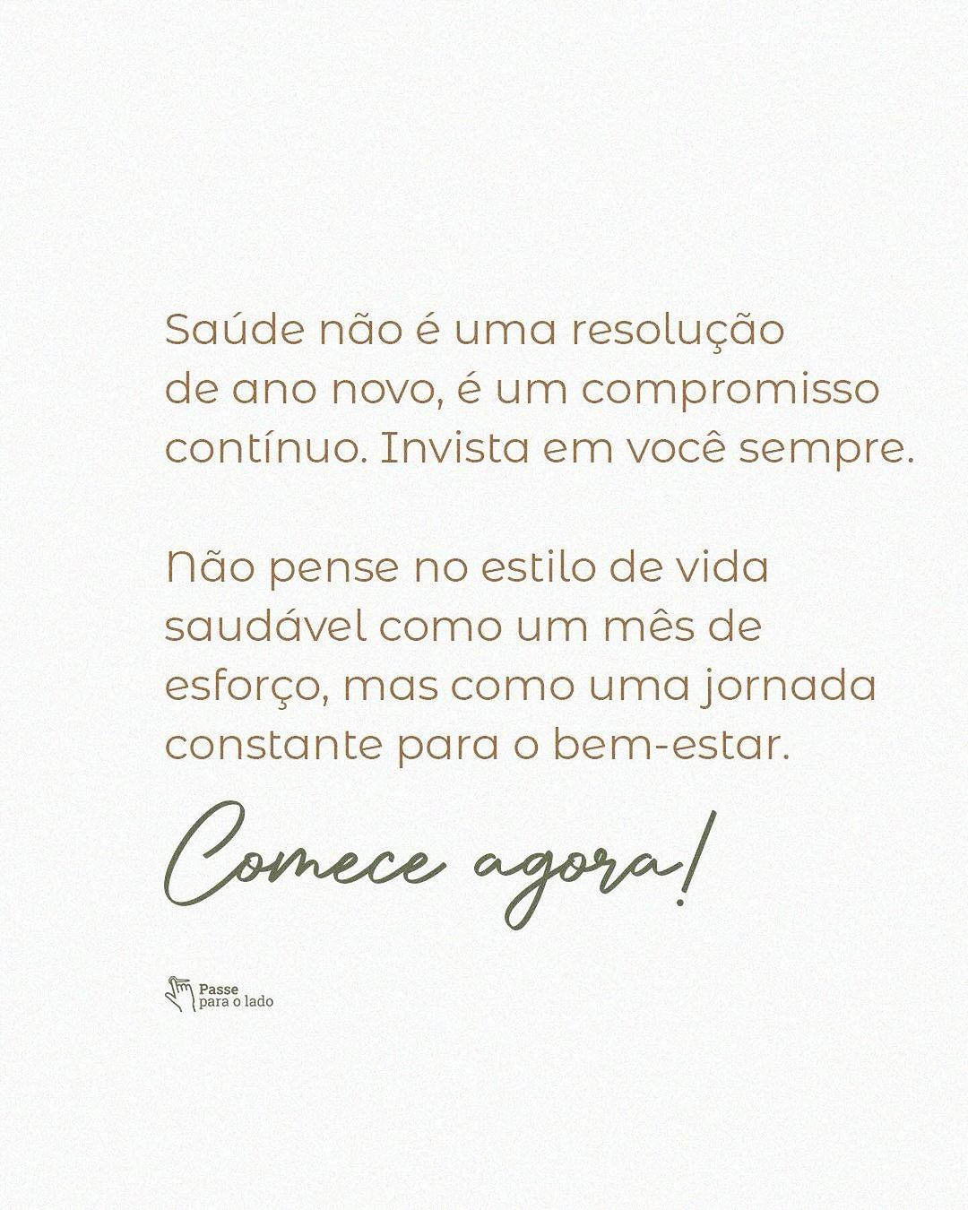 Tenho um recadinho para você.