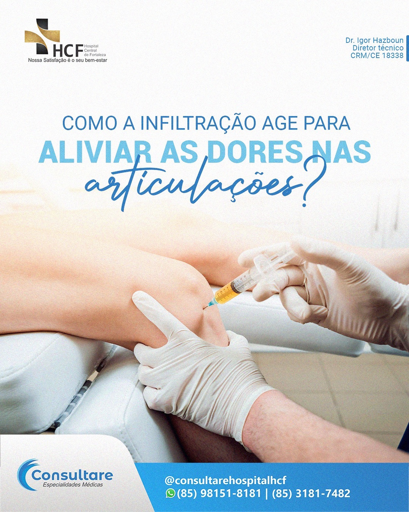 Você já realizou infiltração?