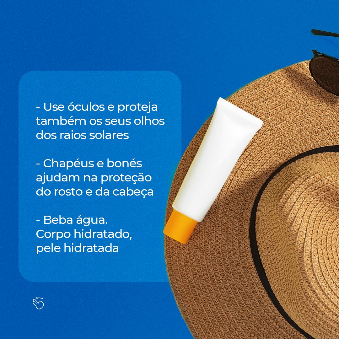 Lembre  sempre aonde há sol deve  haver proteção!