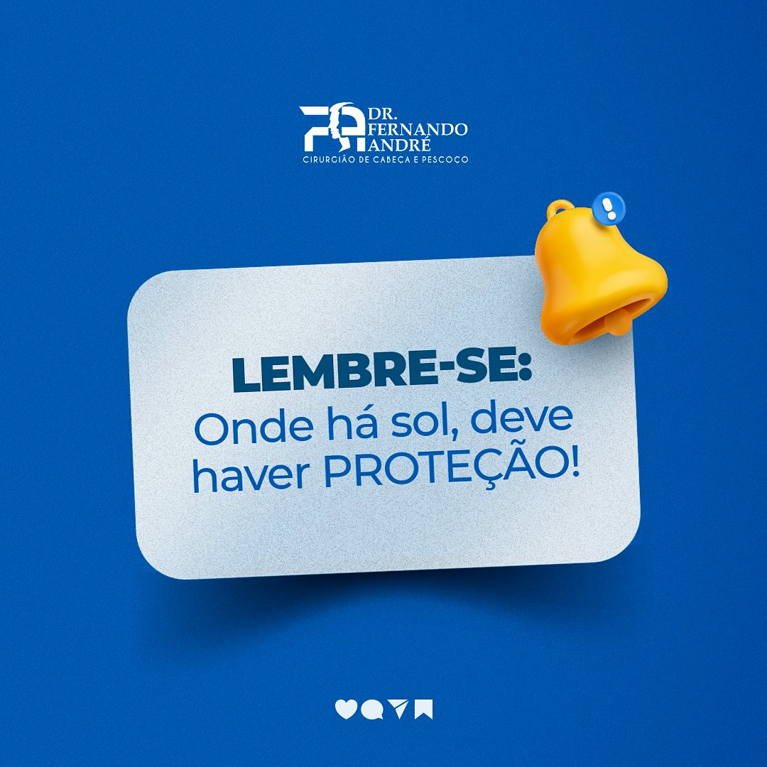 Lembre  sempre aonde há sol deve  haver proteção!